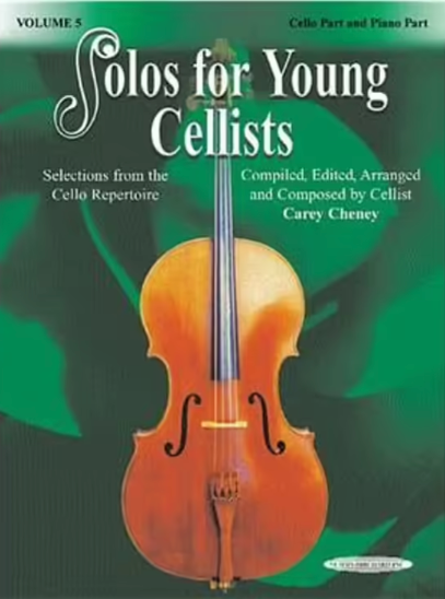 Solos for Young Cellists Volume 5 Cello/Piano