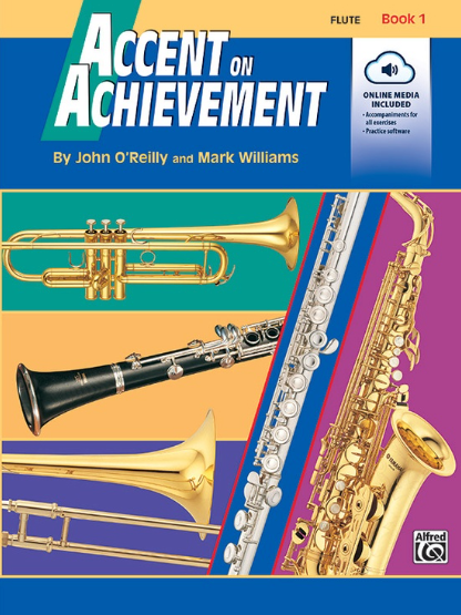 Accent on Achievement Bk 1 Flute Bk/OLA