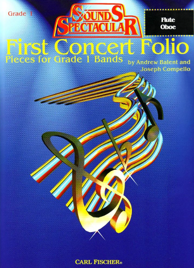 Sounds Spectacular 1st Concert Folio Flute/Oboe - Balent Compello - Band - Fischer