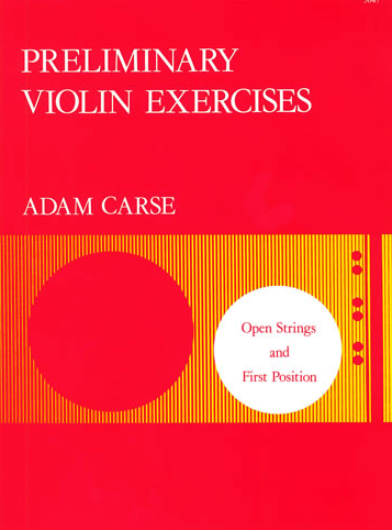 Preliminary Violin Exercises - Adam Carse - Violin Stainer & Bell Violin Solo
