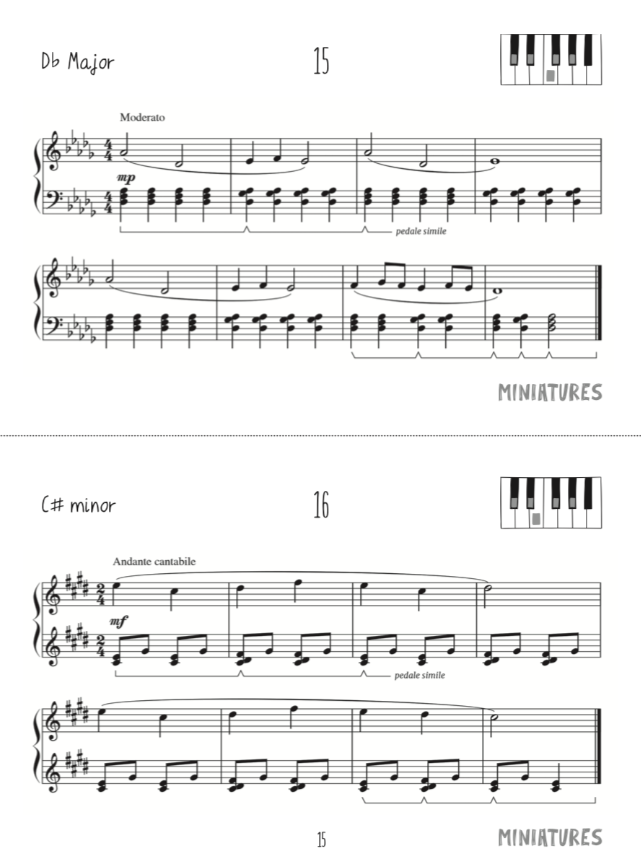 Miniatures for Piano