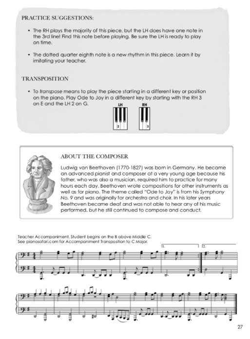 Piano Safari Older Student Repertoire & Technique 1