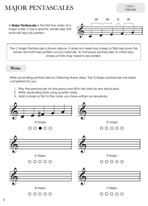 Piano Safari Older Student Sight Reading & Theory 2