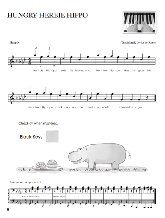 Piano Safari Pattern Pieces 1