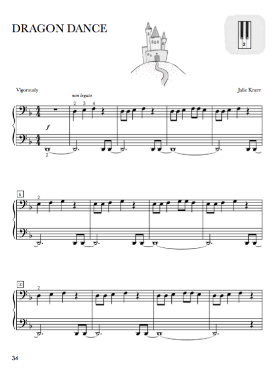 Piano Safari Pattern Pieces 1