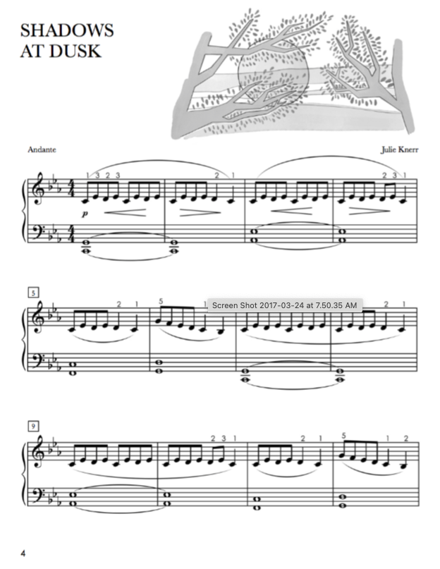 Piano Safari Pattern Pieces 2
