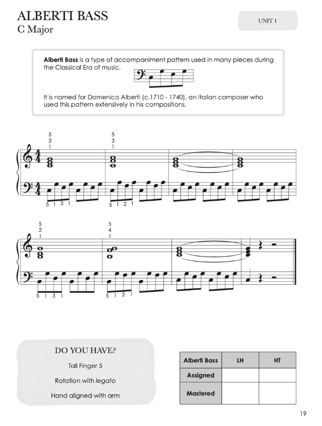 Piano Safari Technique 3