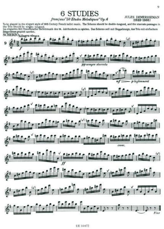 50 Classical Studies for Flute