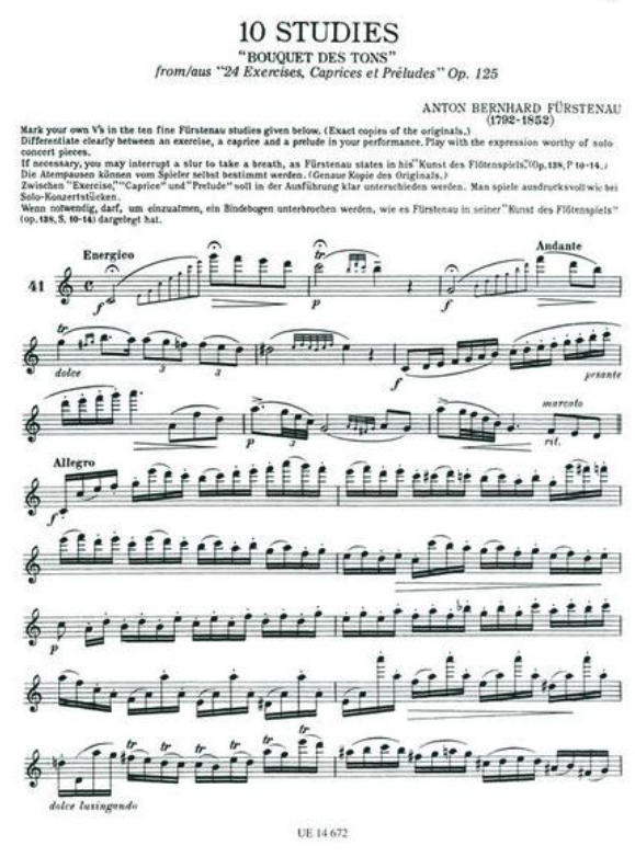 50 Classical Studies for Flute