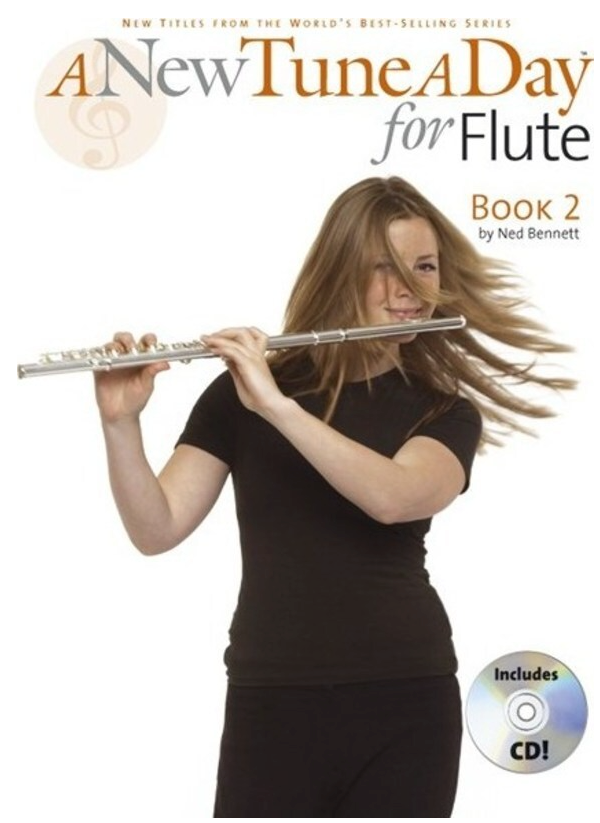 A New Tune A Day Book 2 - Flute/CD by Bennett Boston BM12166