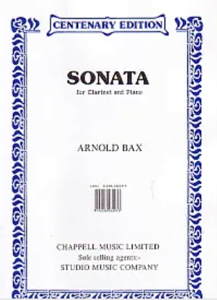 Bax - Sonata - Clarinet/Piano Accompaniment Chappell M-050-03295-3