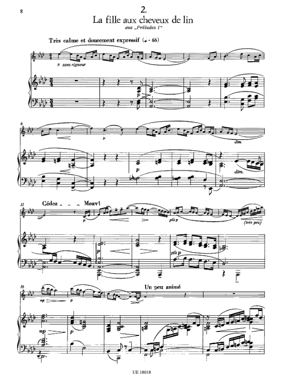 8 Selected Pieces for Flute and Piano