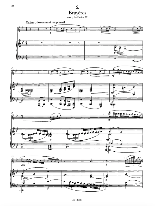 8 Selected Pieces for Flute and Piano