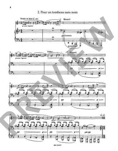 Debussy - Pour Invoquer Pan - Flute/Piano Accompaniment Roger Brison Schott Music ED12407