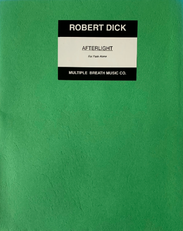Dick - Afterlight - Flute Solo Multiple Breath Music 40123MBM