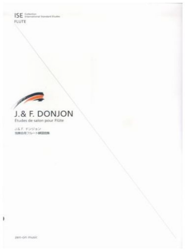 Donjon - Etudes de Salon - Flute Solo Zen-On ZO548703