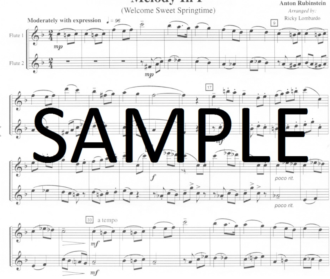 GOLDEN CLASSIC DUETS ARR LOMBARDO FOR 2 FLUTES - FLUTE - LOMBARDO FD-004