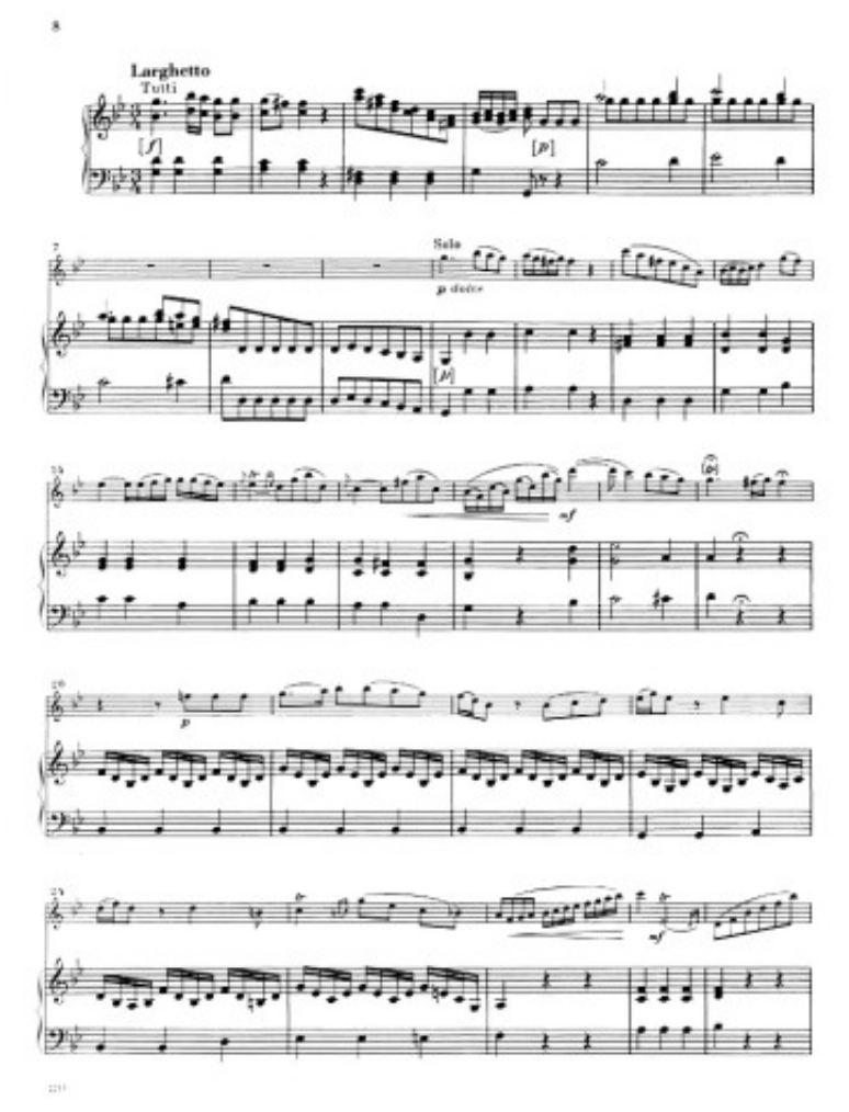 Gretry - Concerto in Cmaj - Flute/Piano Accompaniment edited by Sonntag Heinrichshofen N3254