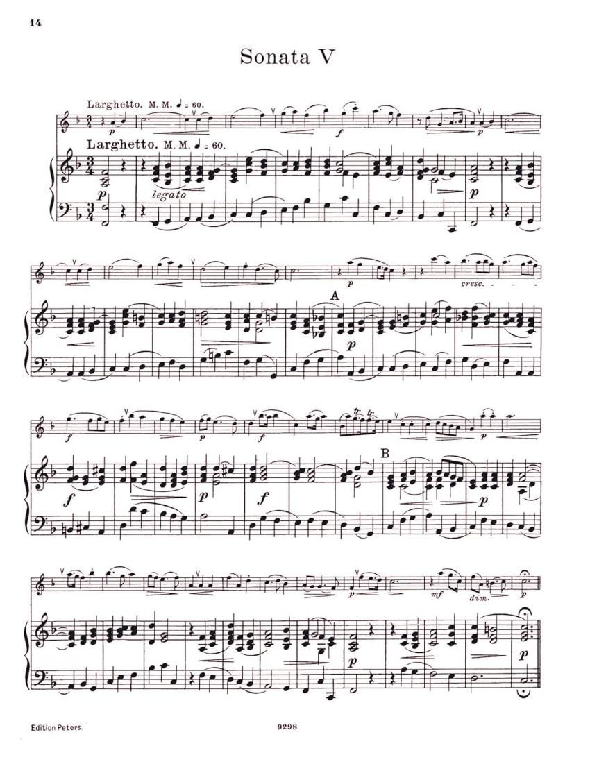 Handel - Sonatas Volume 2 - Flute/Piano Accompaniment Peters EP2018B