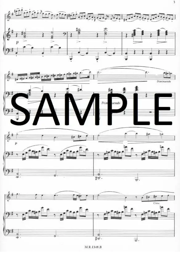 Kuhlau - Grand Duo Op71 - Flute/Piano Accompaniment Billaudot MEB1348