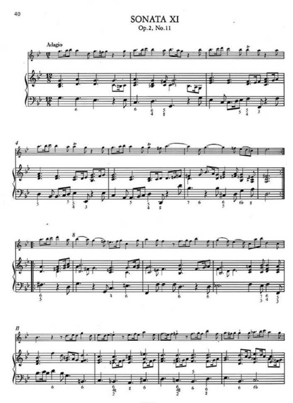 Marcello - 12 Sonatas Op2 Volume 2 - Flute (or Treble Recorder)/Piano Accompaniment EMB Z13477