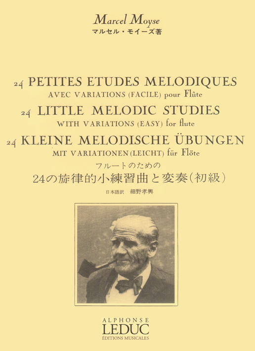 Moyse - 24 Little Melodic Studies with Variations (Easy) - Flute Solo Leduc AL18025