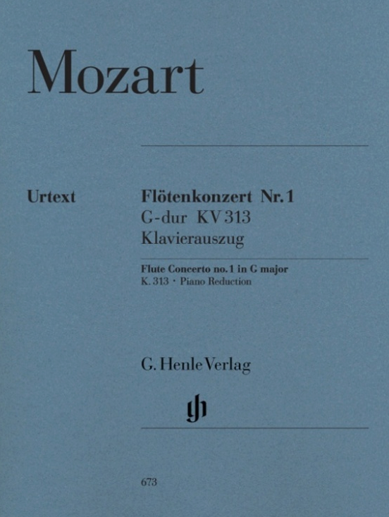 Mozart - Concerto in Gmaj K313 - Flute/Piano Accompaniment Henle HN673