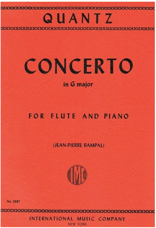 Quantz Flute Concerto in G Major - Flute/Piano