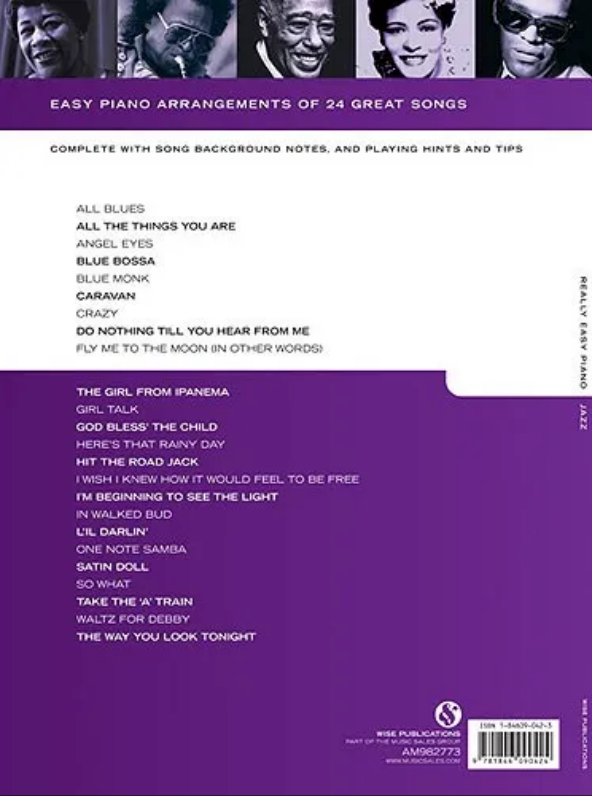 Really Easy Piano - Jazz Greats