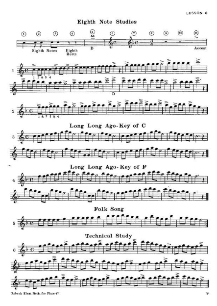 Rubank Elementary Method - Flute or Piccolo Rubank 4470040