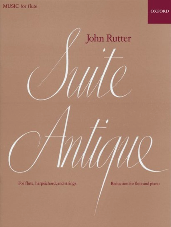 Rutter - Suite Antique - Flute Solo Oxford University Press 9780193586918