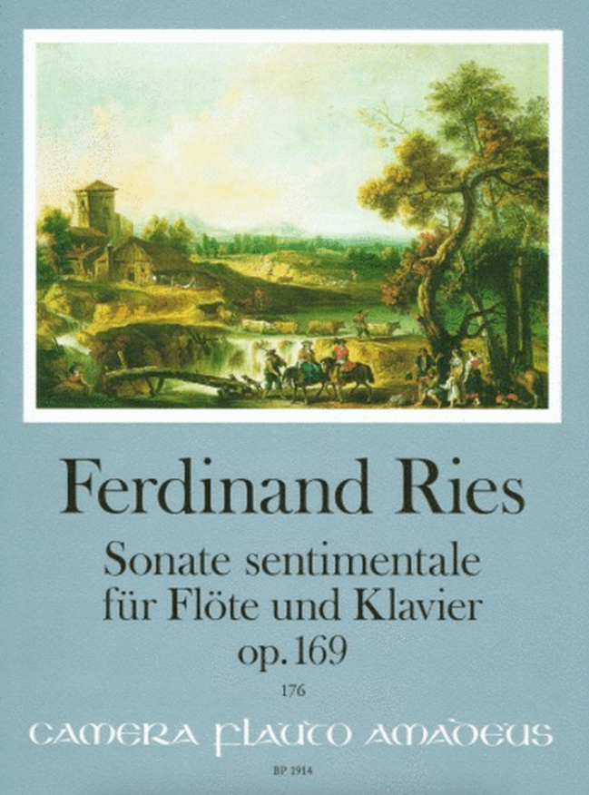 Ries - Sonata Sentimentale Op169 - Flute/Piano Accompaniment Amadeus BP1914