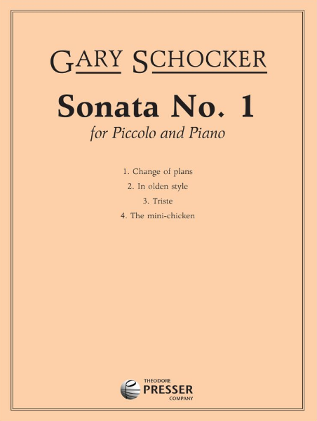 Sonata No 1 for Piccolo and Piano
