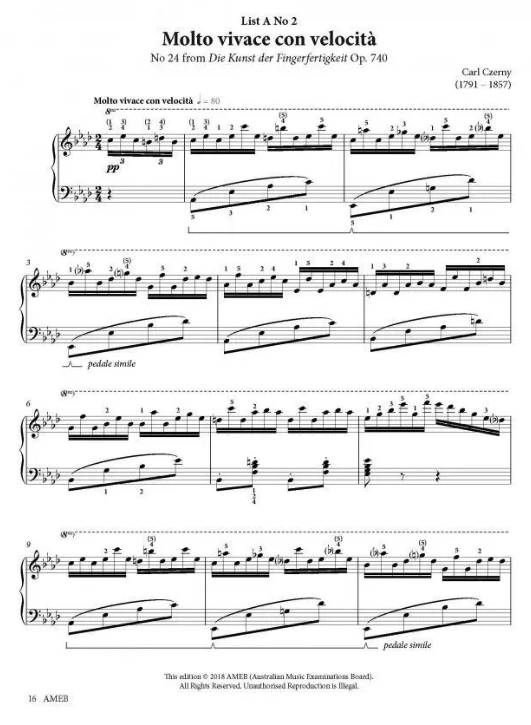 AMEB Piano Series 18 Grade 8 - Piano AMEB 1201103939