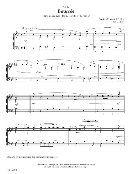 AMEB Piano for Leisure Series 4 Grade 4 - Piano AMEB 1201094539