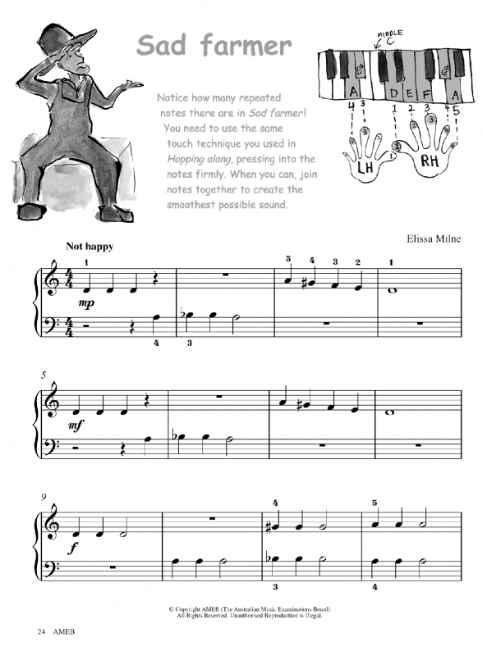 AMEB P Plate Piano Book 1 - Piano AMEB 1201091939