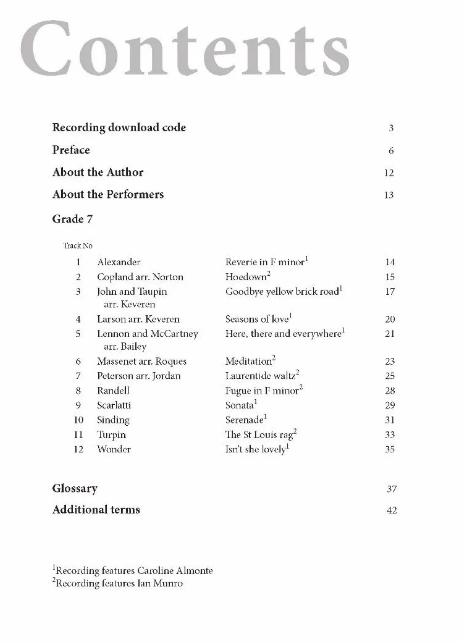 AMEB Piano for Leisure Series 4 Grade 7 - Piano CD Recording & Handbook AMEB 1201095439