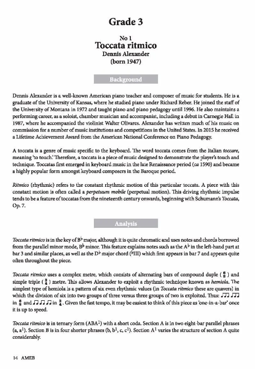 AMEB Piano for Leisure Series 4 Grades 3-4 - Piano CD Recording & Handbook AMEB 1201095139