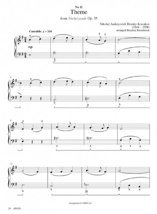 AMEB Series 2 Piano for Leisure Preliminary Grade - Piano Solo 1201064239