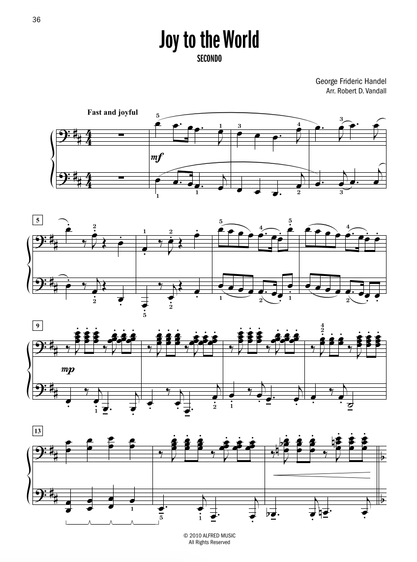 Celebrated Christmas Duets Bk 5