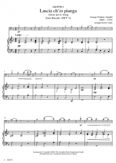 AMEB Cello Series 2 Grade 4 - Cello/Piano Accompaniment AMEB 1203091439