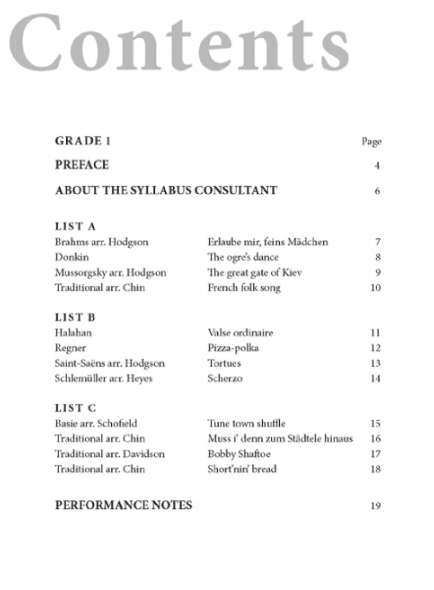 AMEB Double Bass Series 1 Grade 1 - Double Bass/Piano Accompaniment AMEB 1203054139