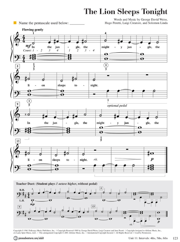 Adult Piano Adventures All-In-One Lesson Book 1 - Piano by Faber/Faber Hal Leonard 420242