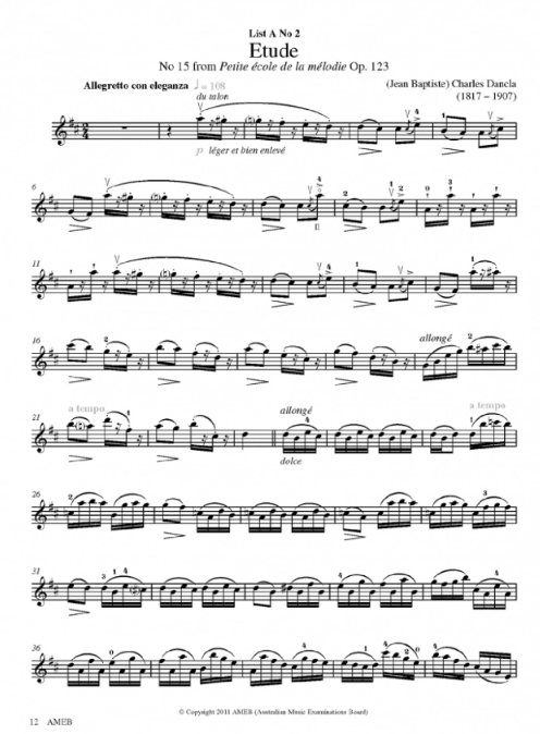 AMEB Violin Series 9 Grade 5 - Violin/Piano Accompaniment AMEB 1202728539