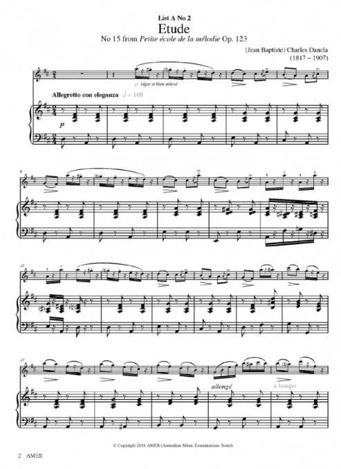 AMEB Violin Series 9 Grade 5 - Violin/Piano Accompaniment AMEB 1202728539