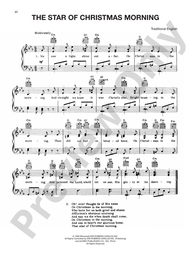 The Star of Christmas Morning - PVG (Digital Download)