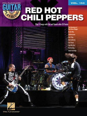 Red Hot Chili Peppers - Guitar Play-Along Volume 153 - Guitar Hal Leonard Guitar TAB with Lyrics & Chords /CD