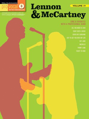 Lennon & McCartney - Pro Vocal Male/Female Edition Volume 19 - Vocal Hal Leonard /CD