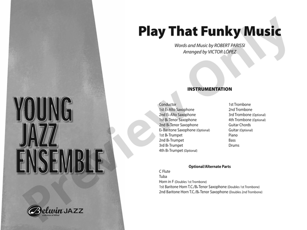 Play That Funky Music (Grade 2) – Jazz Ensemble Conductor Score & Parts (Digital Download)