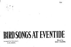 Bird Songs At Eventide - Conductor Score (Digital Download)